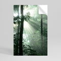 MYSTICAL SUNBEAMS Selbstklebendes Poster - Hochformat