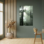 MYSTICAL SUNBEAMS Selbstklebendes Poster - Hochformat