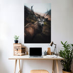 ELEGANT WILDERNESS GUARDIAN Selbstklebendes Poster - Hochformat