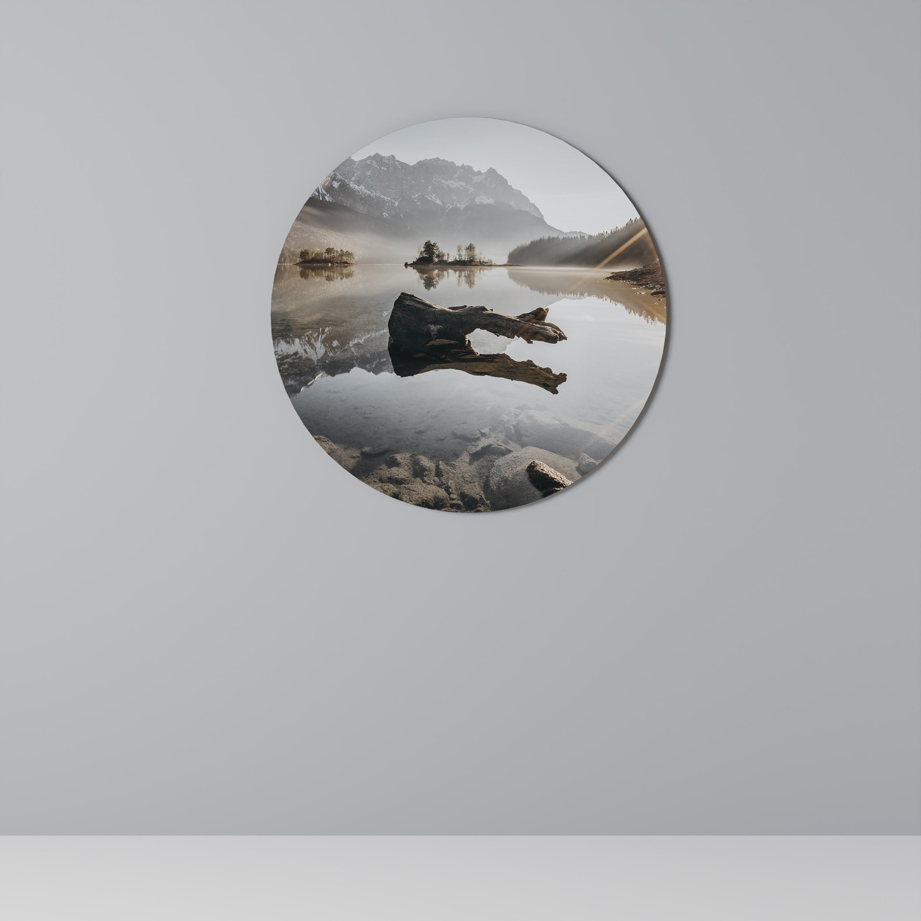 SILENT WATERSCAPE Runde Wanddekoration Ø 69 cm