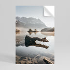 SILENT WATERSCAPE Selbstklebendes Poster - Hochformat