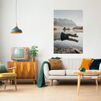 SILENT WATERSCAPE Selbstklebendes Poster - Hochformat