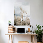 CLOUDS ABOVE GRASS Peel and Stick Vertical Poster