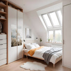 CLOUDS ABOVE GRASS Peel and Stick Vertical Poster