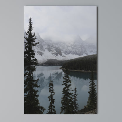 MISTY FOREST BOUNDARIES Vertical Canvas Print