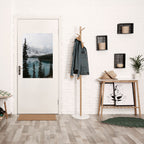 MISTY FOREST BOUNDARIES Selbstklebendes Poster - Hochformat