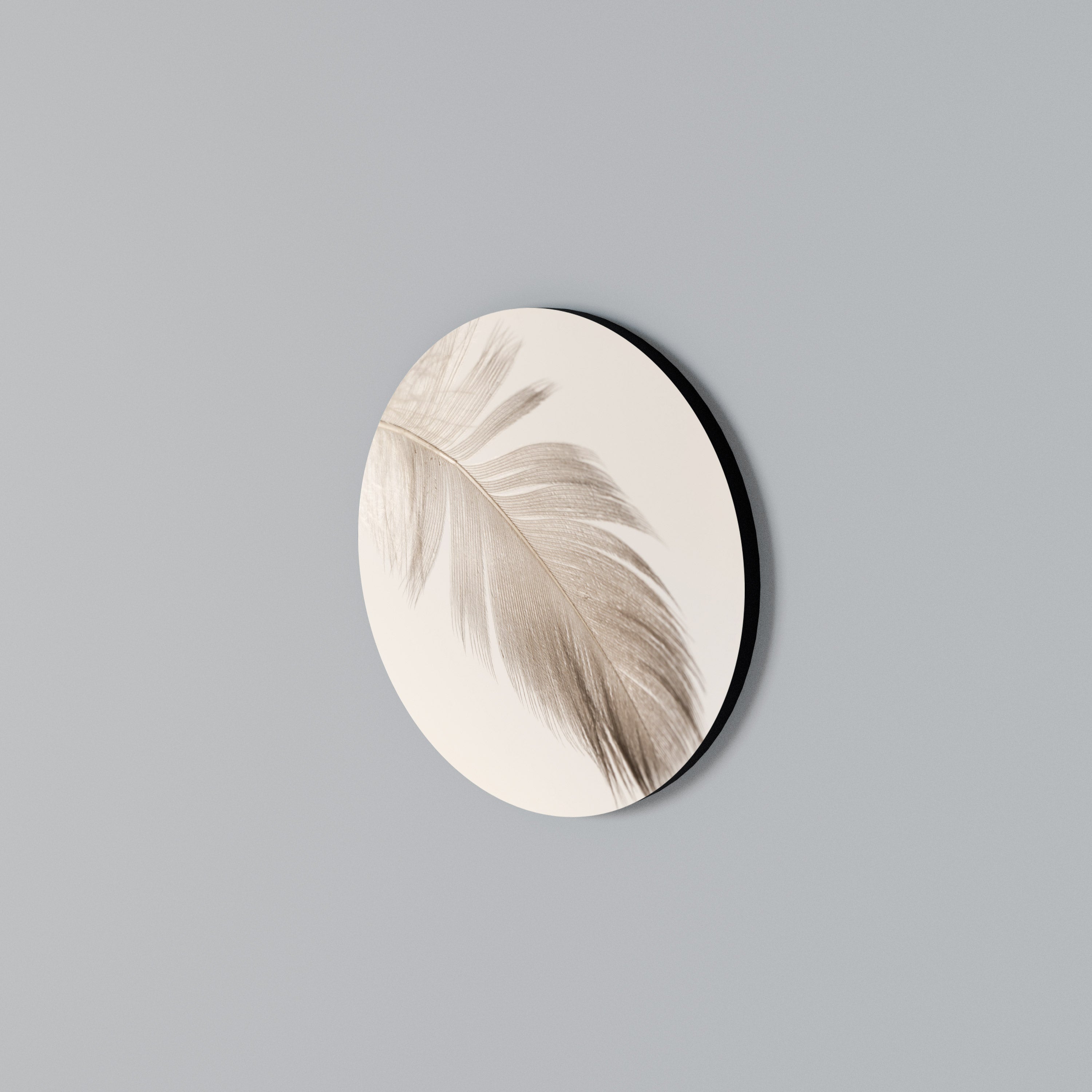 GRACEFULNESS PRECISION Rundes Wandbild