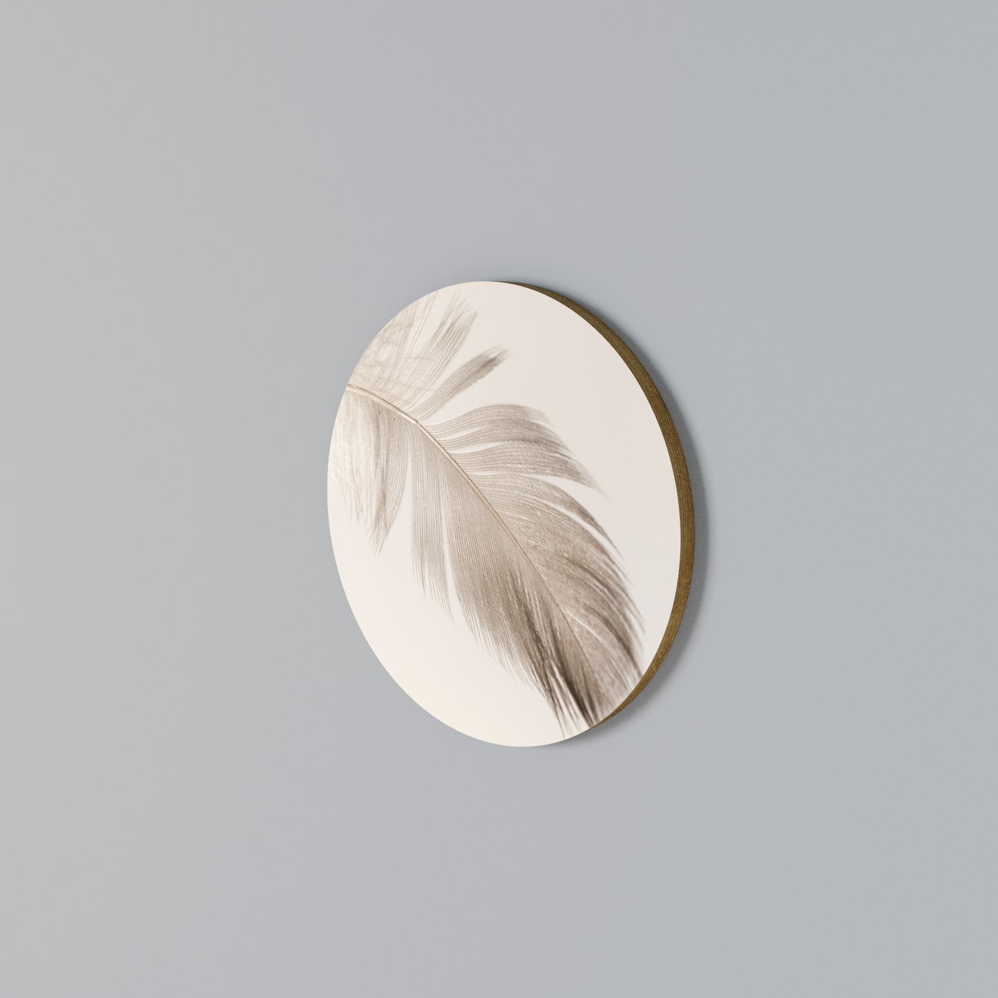 GRACEFULNESS PRECISION Rundes Wandbild