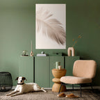 GRACEFULNESS PRECISION Selbstklebendes Poster - Hochformat