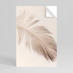 GRACEFULNESS PRECISION Selbstklebendes Poster - Hochformat