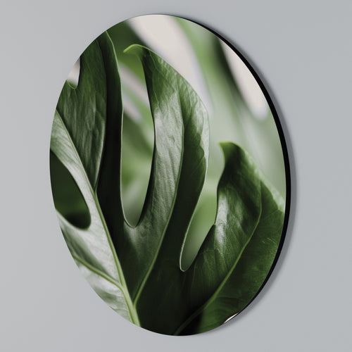 SHARP MONSTERA Rundes Wandbild