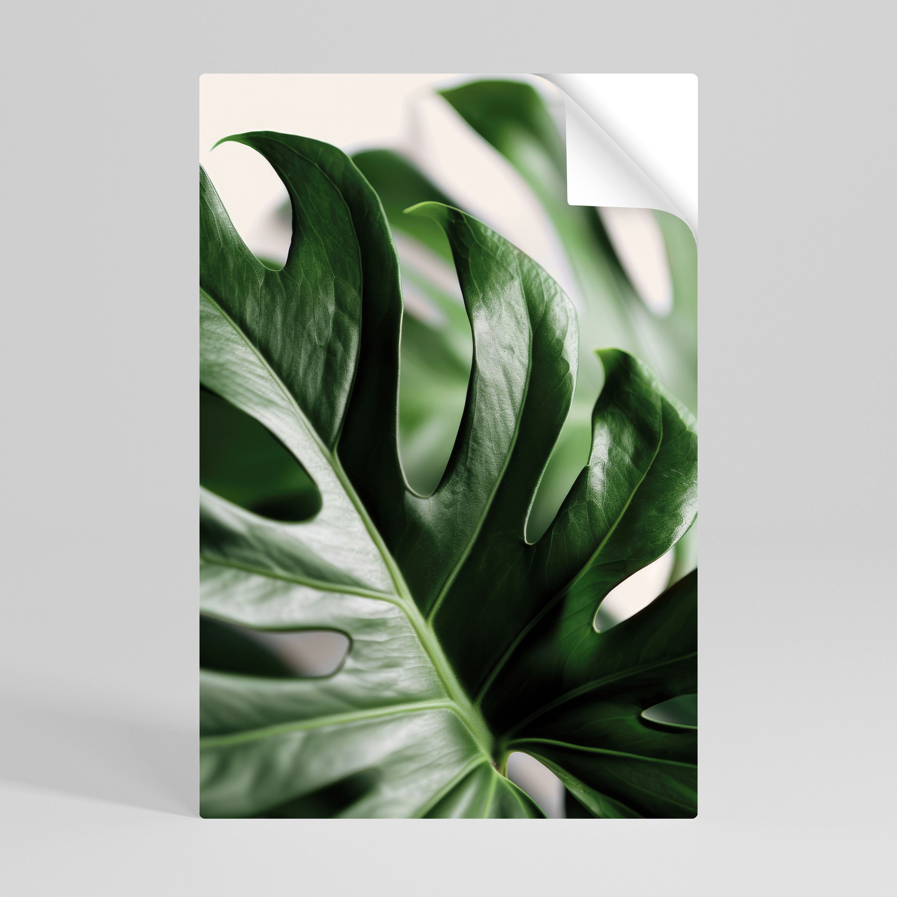 SHARP MONSTERA Vertikales Poster zum Abziehen und Aufkleben