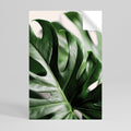 SHARP MONSTERA Selbstklebendes Poster - Hochformat