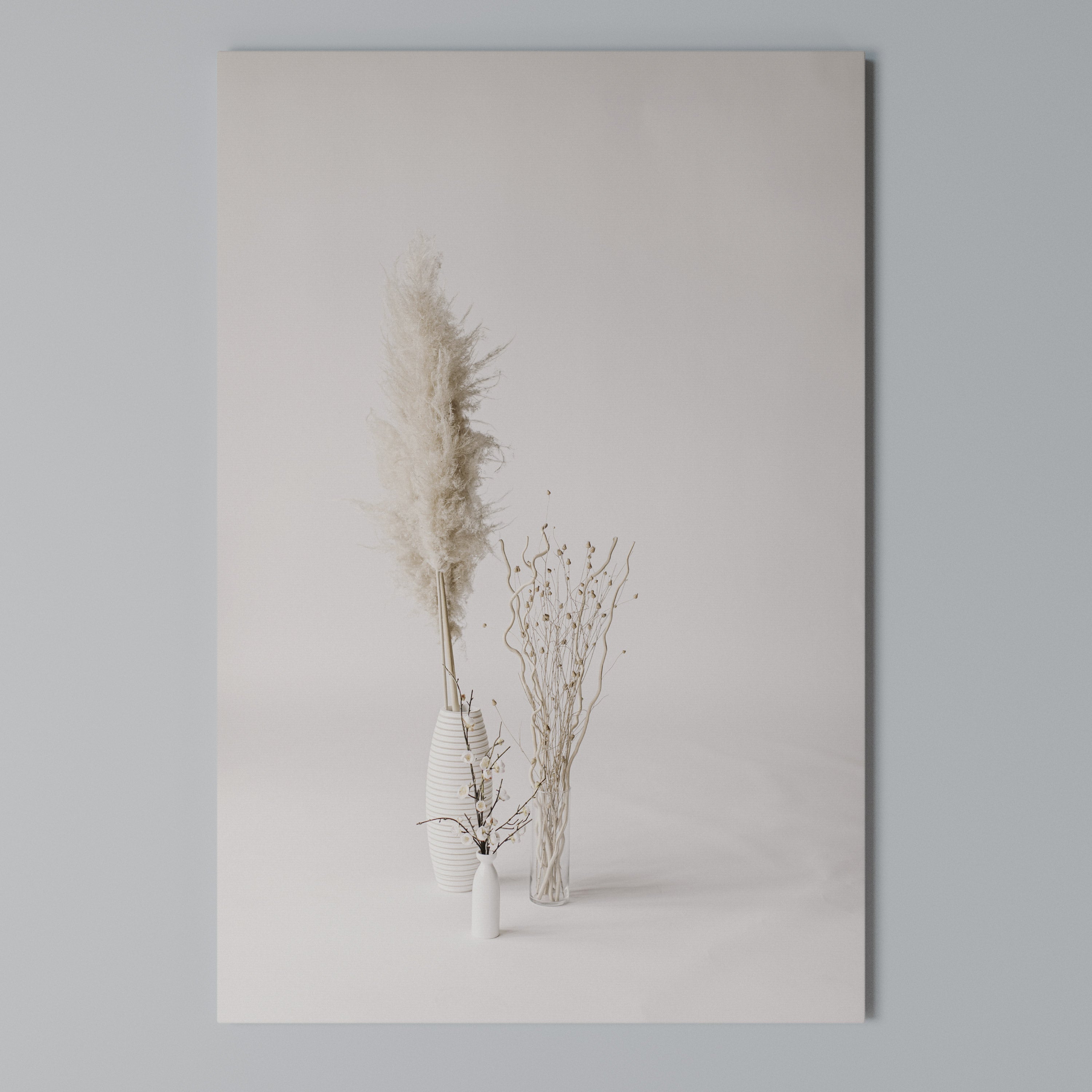 WHISPERING VASES Vertical Canvas Print