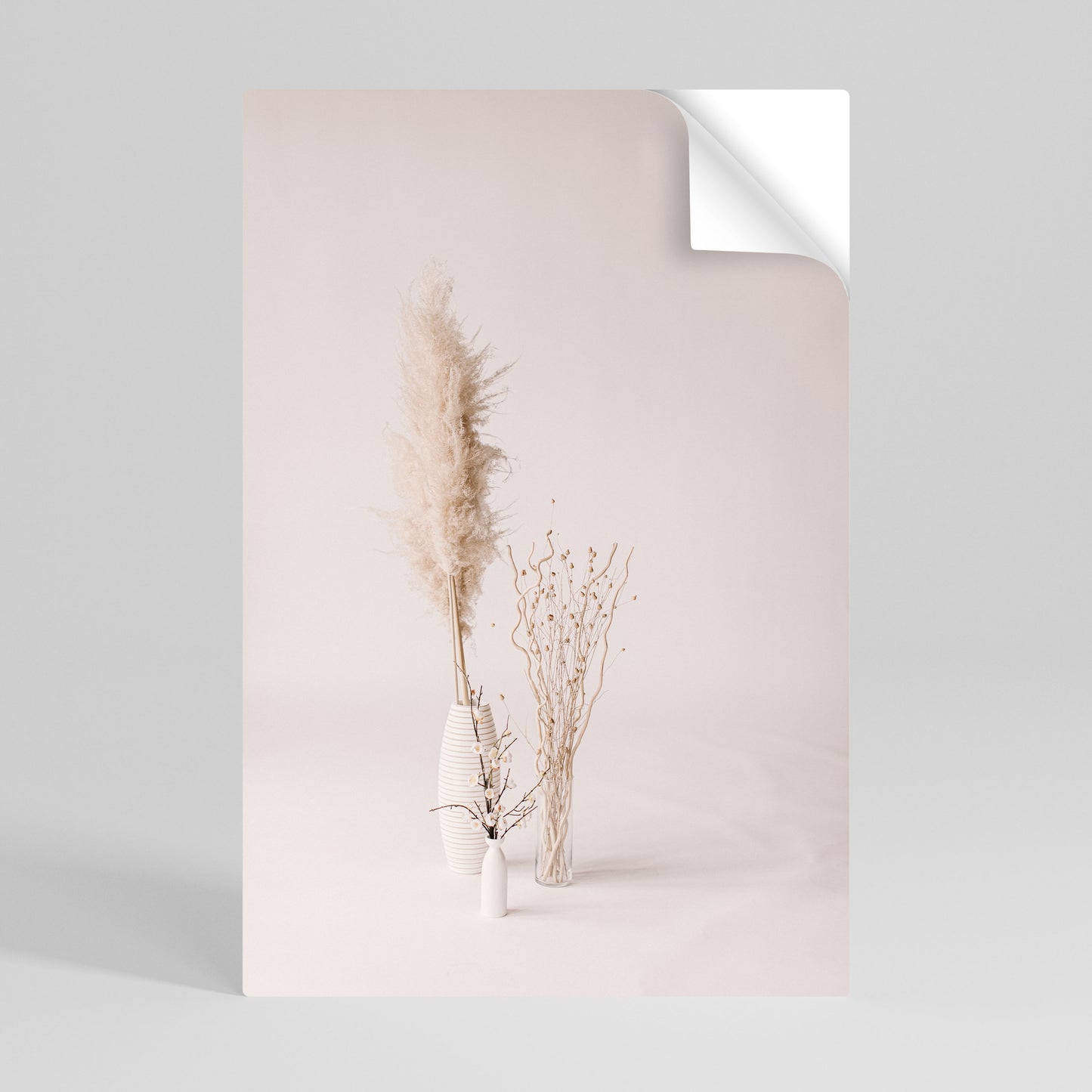 WHISPERING VASES Selbstklebendes Poster - Hochformat