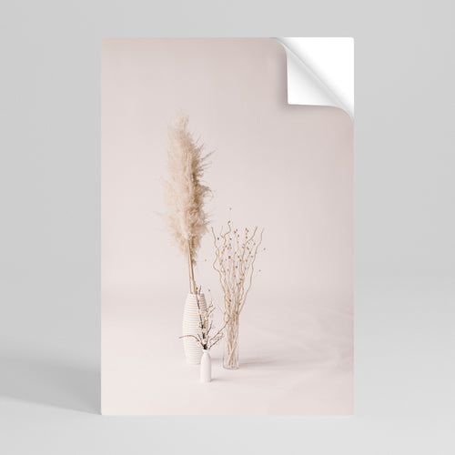 WHISPERING VASES Selbstklebendes Poster - Hochformat