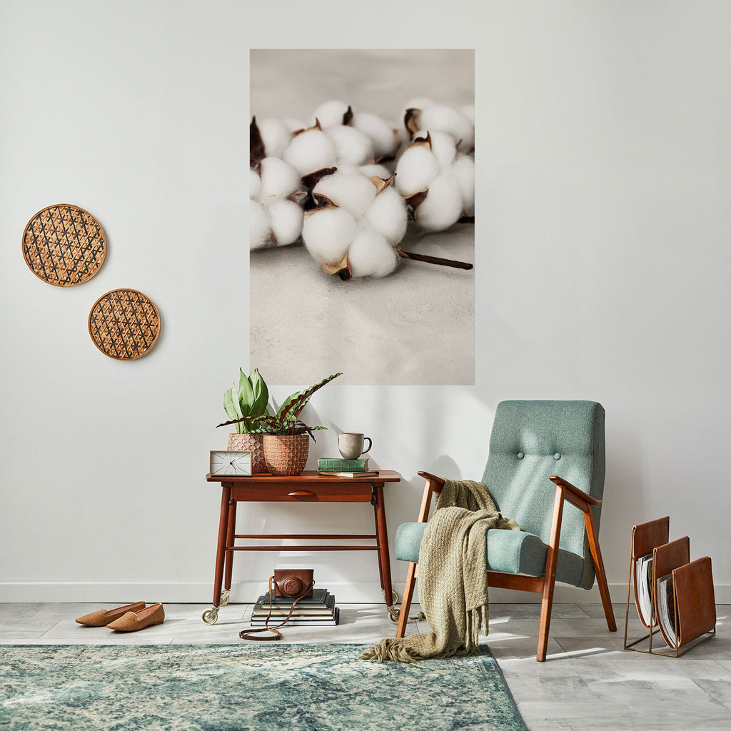 COTTON CLOUDS WHISPERS Vertikales Poster zum Abziehen und Aufkleben