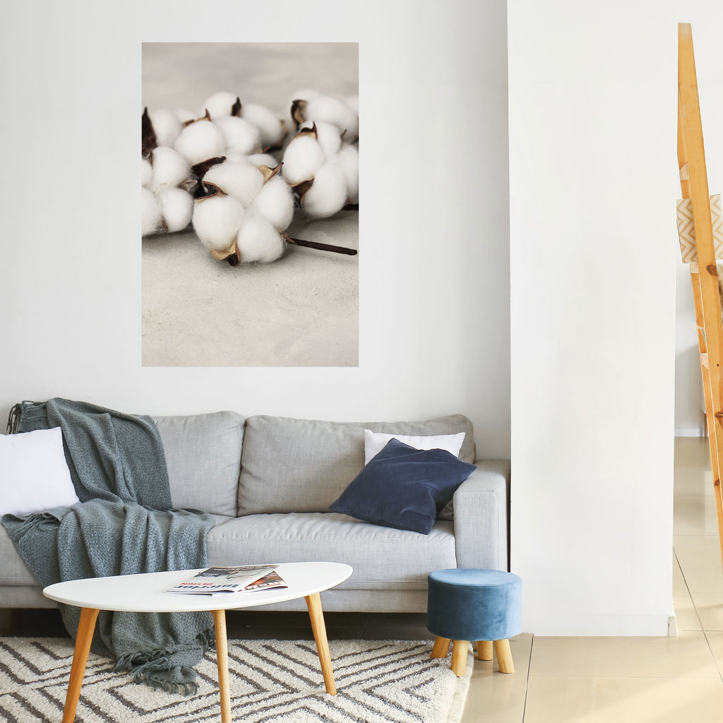 COTTON CLOUDS WHISPERS Vertikales Poster zum Abziehen und Aufkleben