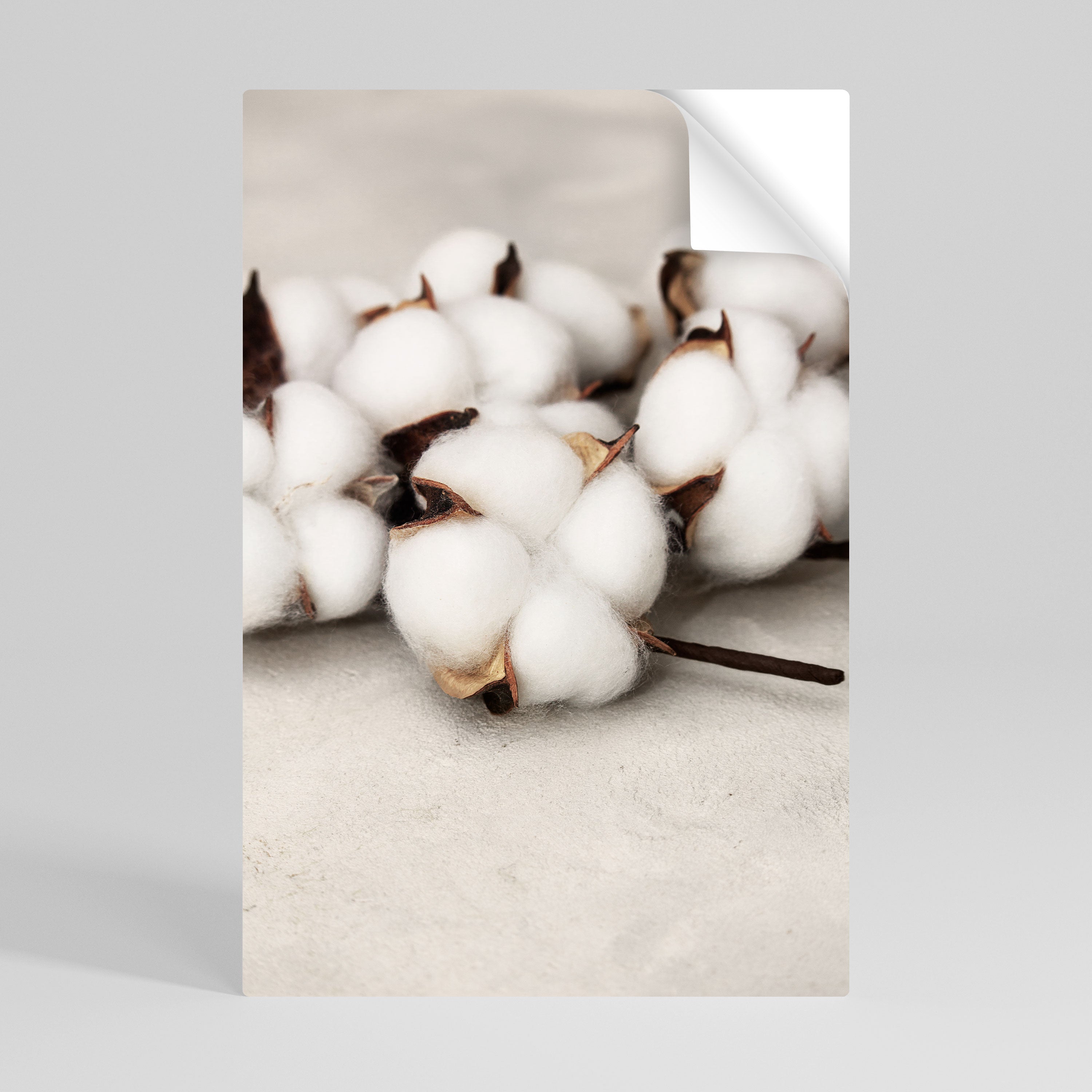 COTTON CLOUDS WHISPERS Vertikales Poster zum Abziehen und Aufkleben
