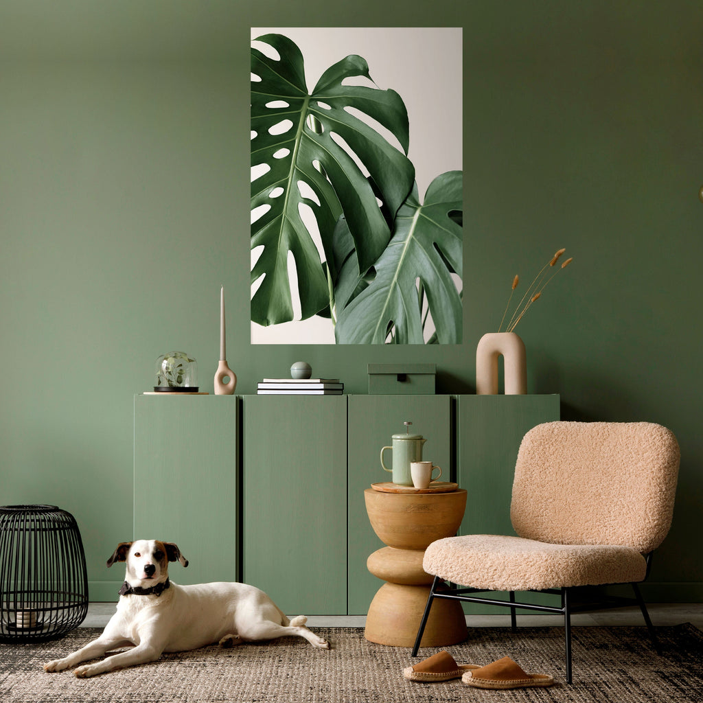 MONSTERA ACCURACY Vertikales Poster zum Abziehen und Aufkleben