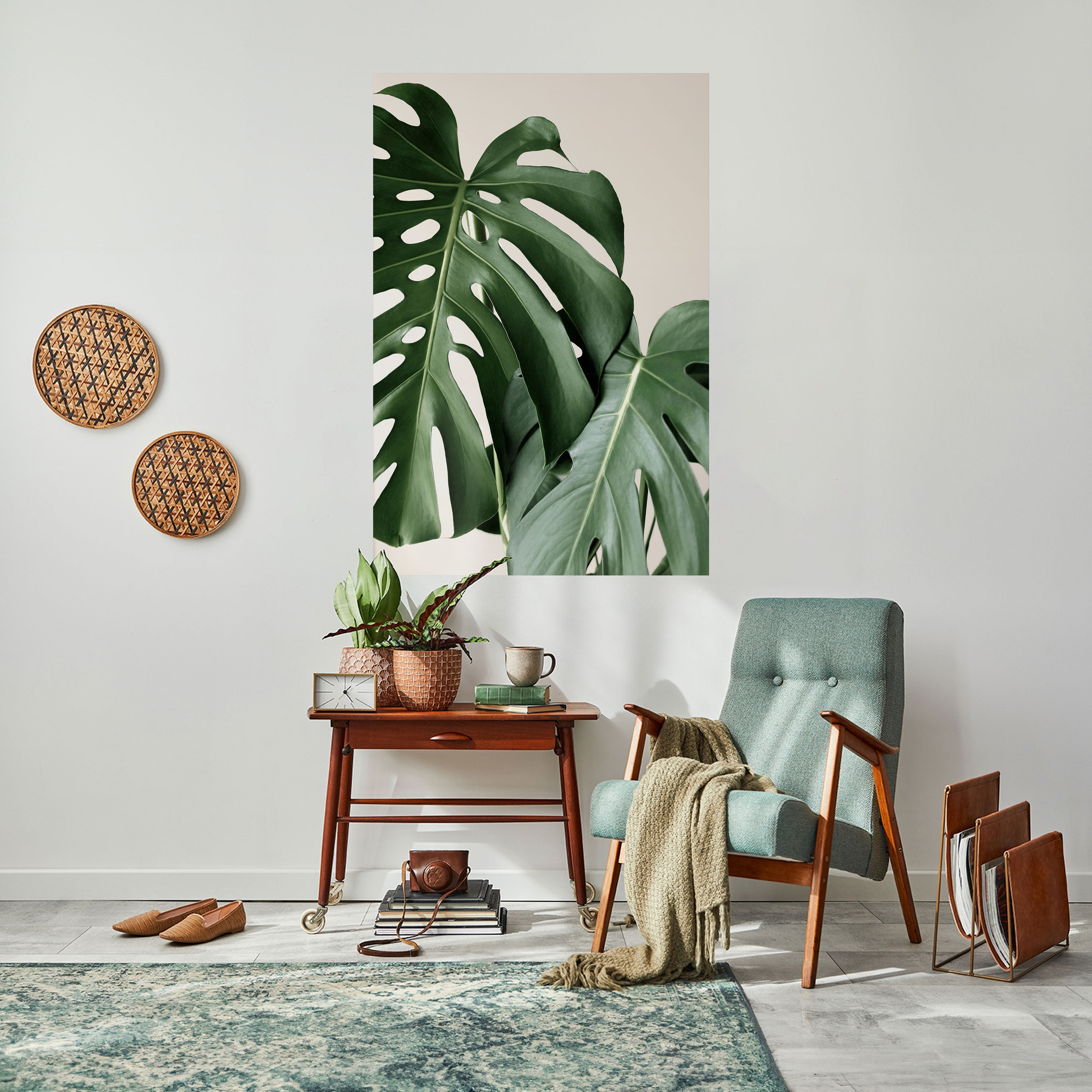 MONSTERA ACCURACY Vertikales Poster zum Abziehen und Aufkleben