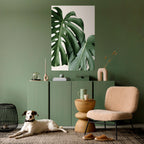 MONSTERA ACCURACY Selbstklebendes Poster - Hochformat