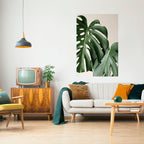 MONSTERA ACCURACY Selbstklebendes Poster - Hochformat