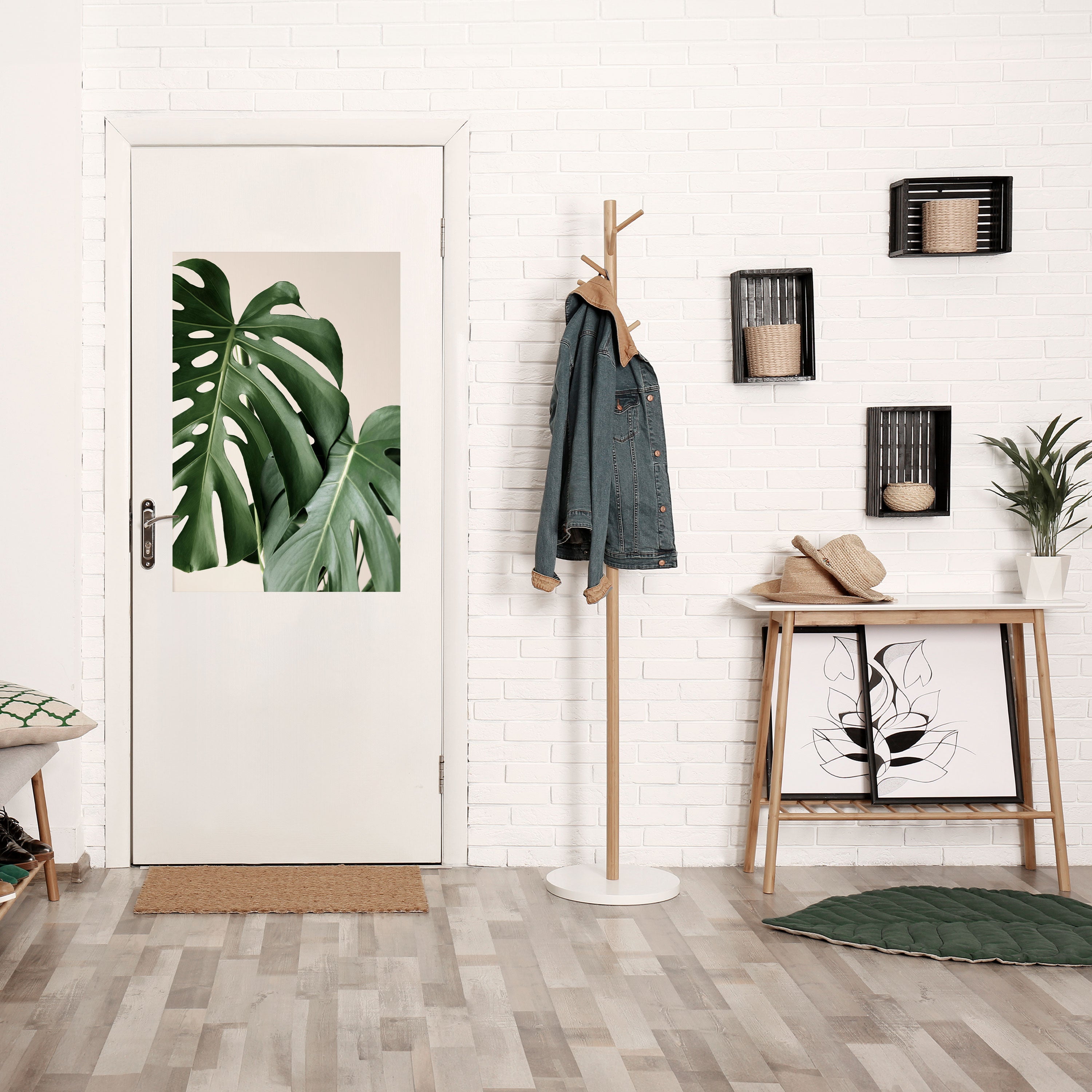 MONSTERA ACCURACY Vertikales Poster zum Abziehen und Aufkleben