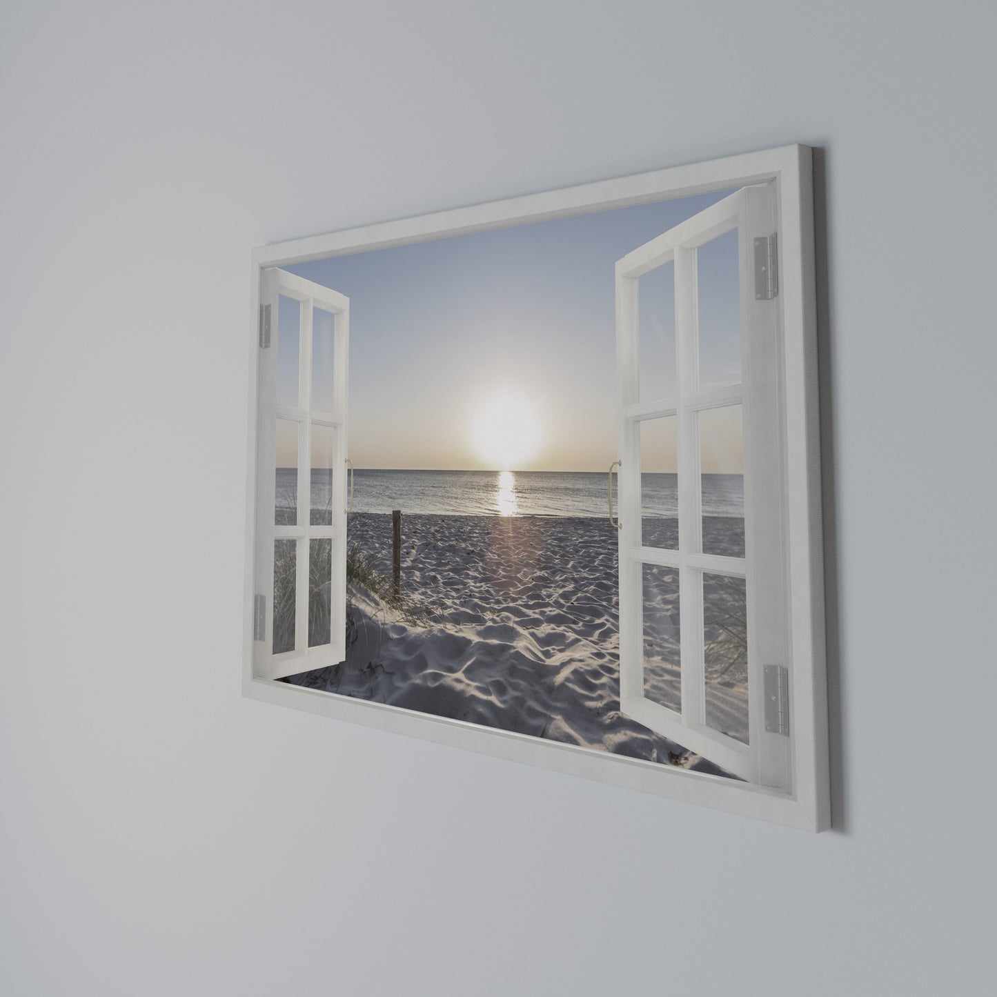 WINDOW OF CALM Horizontal Canvas Print