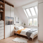 WINDOW OF CALM Selbstklebendes Horizontal-Poster