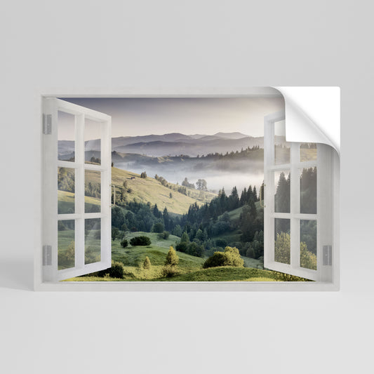 OPEN AIR ESCAPE Selbstklebendes Horizontal-Poster