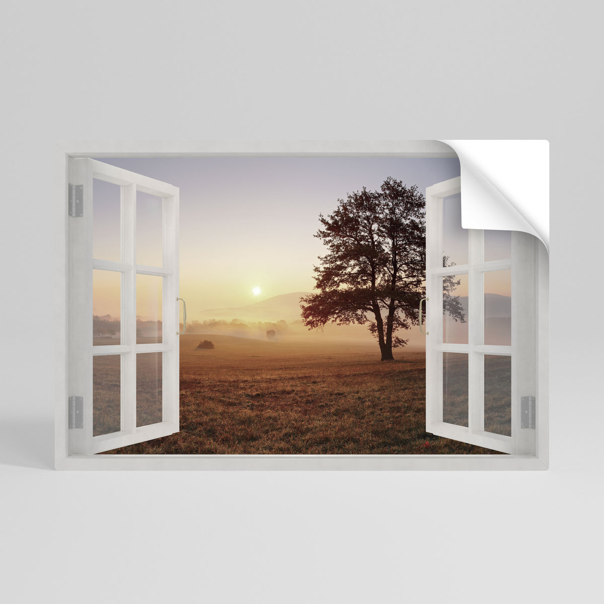OPENING TO DAWN Peel and Stick Horizontal Poster