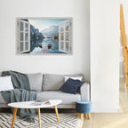 PEEK INTO PARADISE Peel and Stick Horizontal Poster