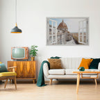 OPEN WINDOW VISTA Peel and Stick Horizontal Poster