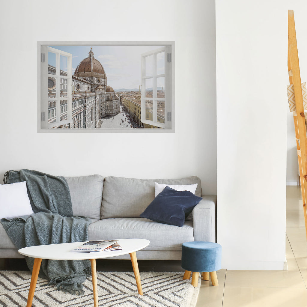 OPEN WINDOW VISTA Peel and Stick Horizontal Poster