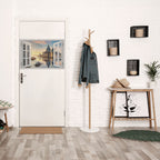 WINDOW TO VENICE Selbstklebendes Horizontal-Poster