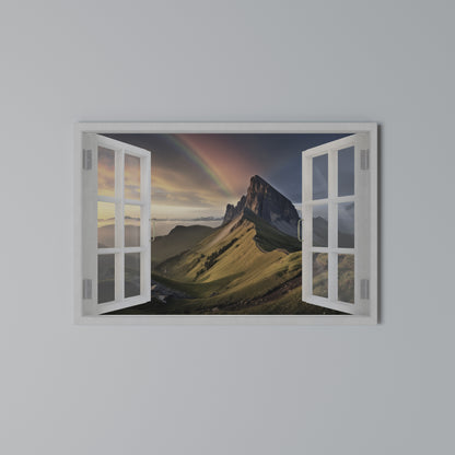 RAINBOW ESCAPE Horizontal Canvas Print