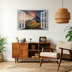 RAINBOW ESCAPE Selbstklebendes Horizontal-Poster