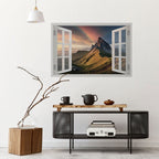 RAINBOW ESCAPE Selbstklebendes Horizontal-Poster