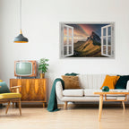 RAINBOW ESCAPE Selbstklebendes Horizontal-Poster