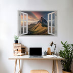 RAINBOW ESCAPE Selbstklebendes Horizontal-Poster