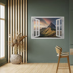 RAINBOW ESCAPE Selbstklebendes Horizontal-Poster