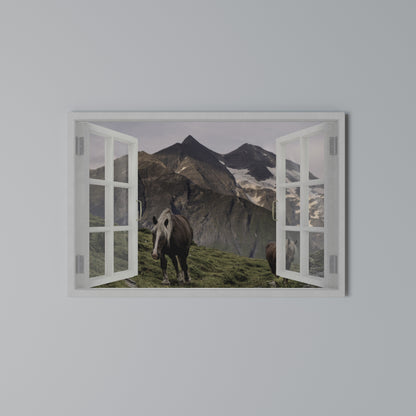 NATURAL FRAME INSPIRATION Horizontal Canvas Print