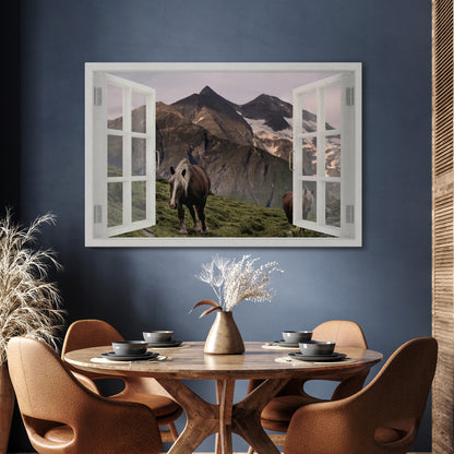 NATURAL FRAME INSPIRATION Horizontal Canvas Print
