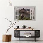 NATURAL FRAME INSPIRATION Selbstklebendes Horizontal-Poster