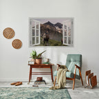 NATURAL FRAME INSPIRATION Selbstklebendes Horizontal-Poster