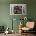 NATURAL FRAME INSPIRATION Selbstklebendes Horizontal-Poster