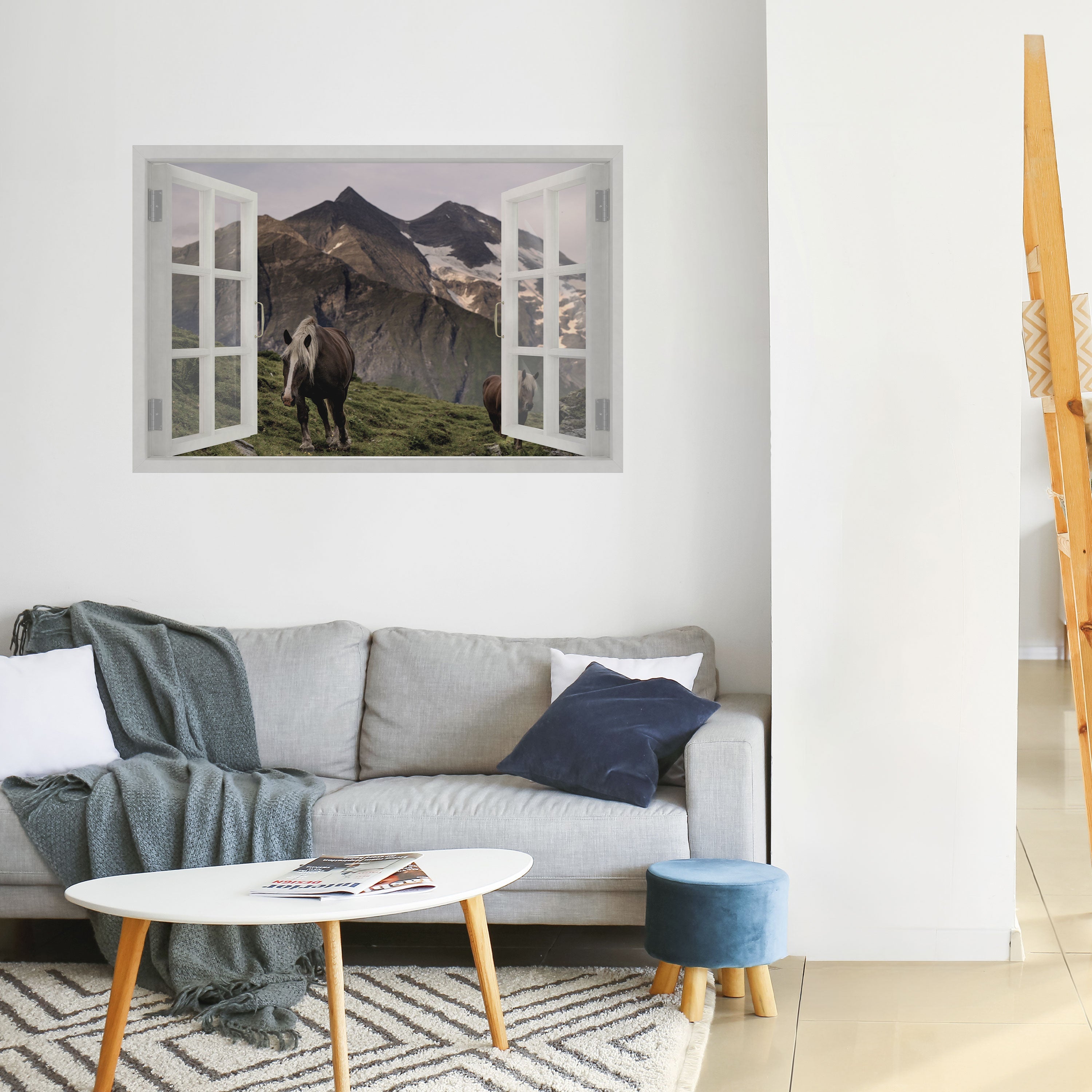NATÜRLICHE RAHMENINSPIRATION Horizontales Poster zum Abziehen und Aufkleben