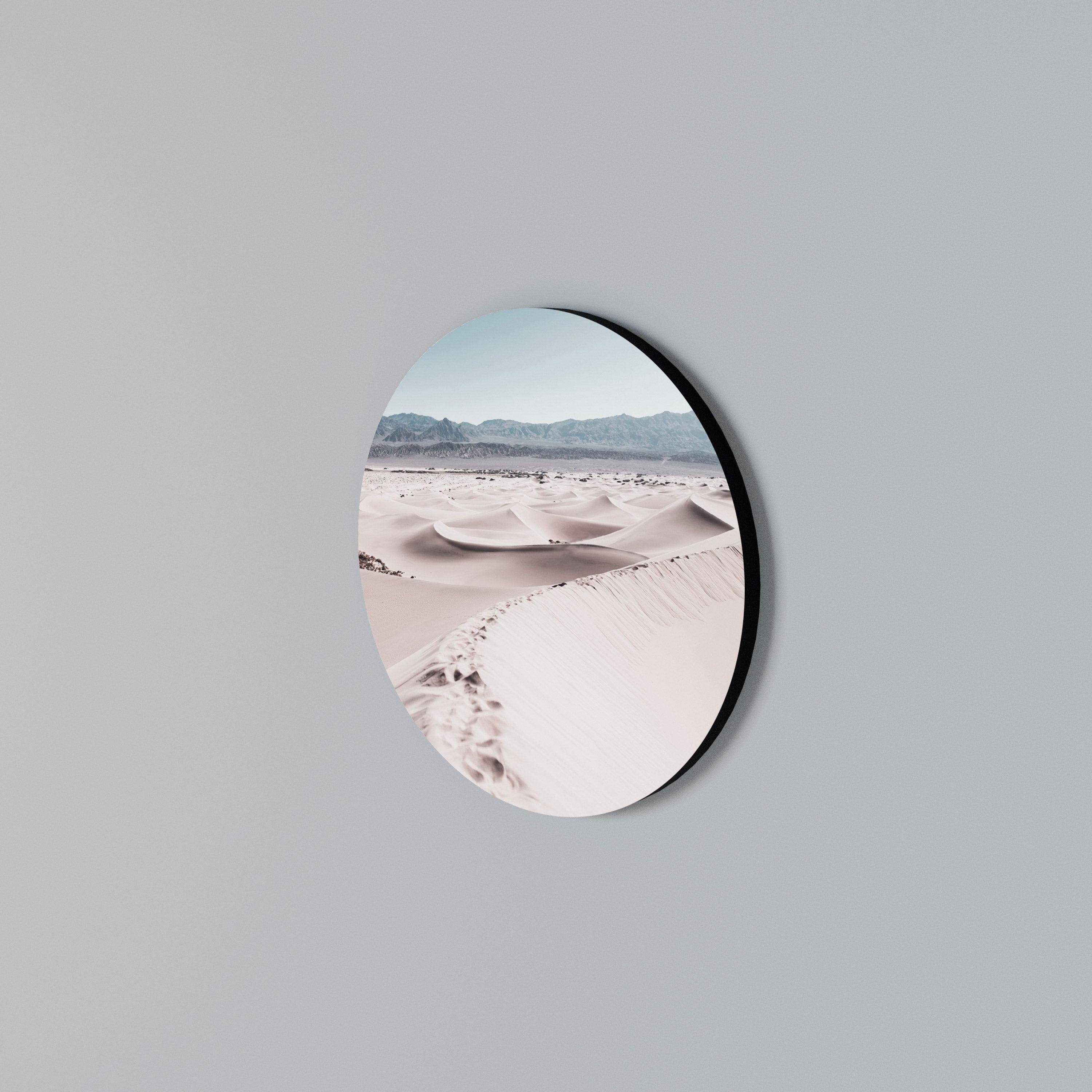 STEPS AWAY Rundes Wandbild