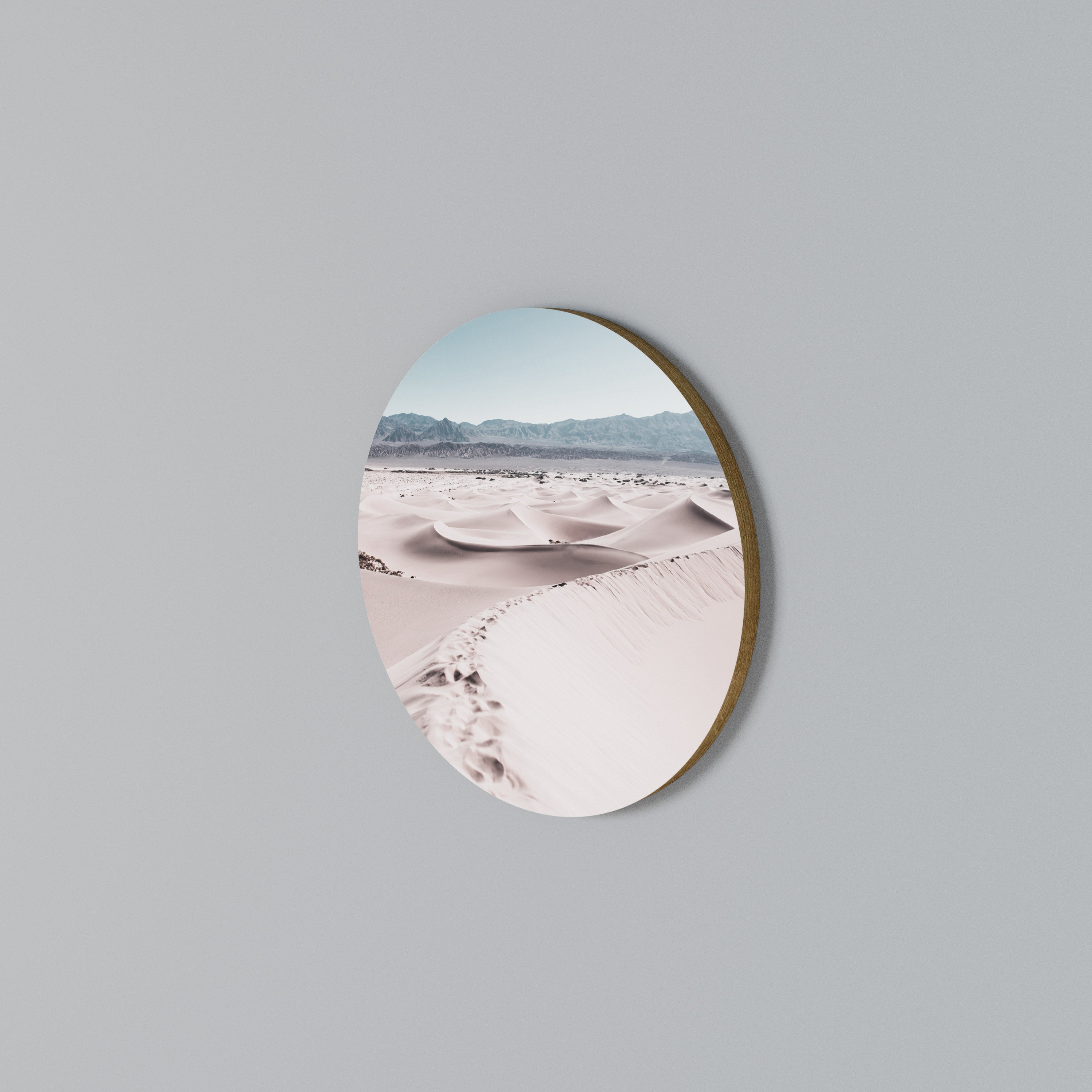 STEPS AWAY Rundes Wandbild